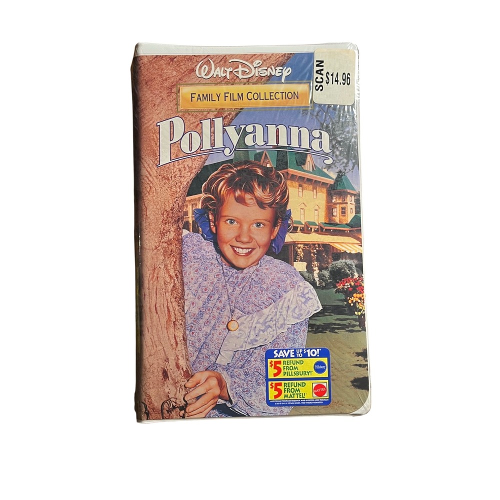 Walt Disney Pollyanna VHS Sealed Family Film Collection Hayley Mills Clamshell